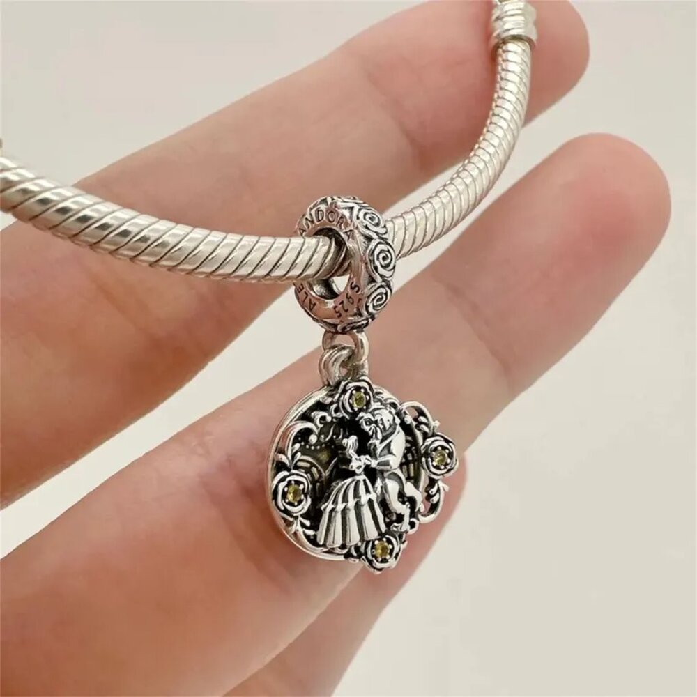 Pandora Disney Beauty And The Beast Dancing Dangl… - image 3